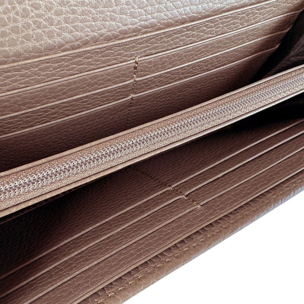 Auth Gucci Gg Marmont Long Wallet Beige #300922G20B - Picture 5 of 12